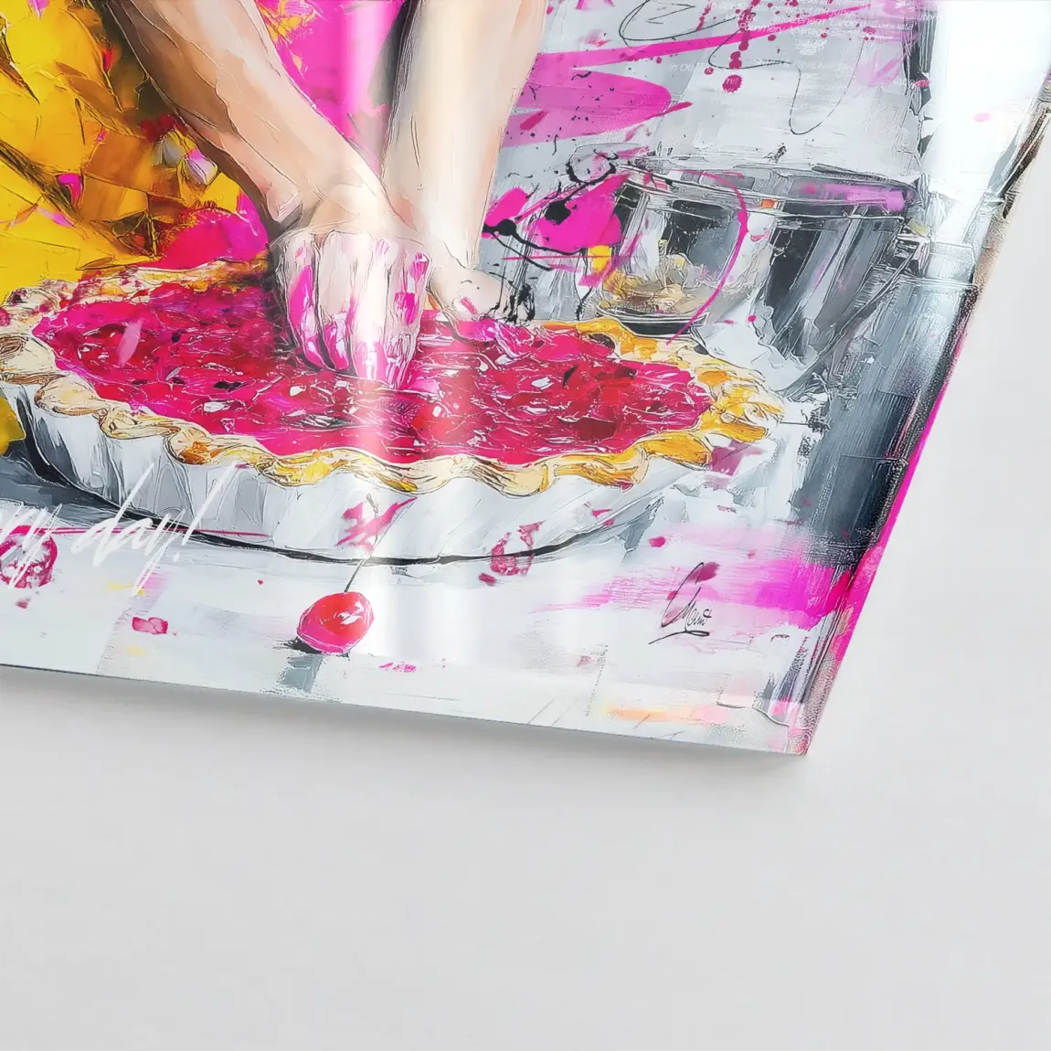 Cherry Bliss Audrey Hepburn Acrylglasbild