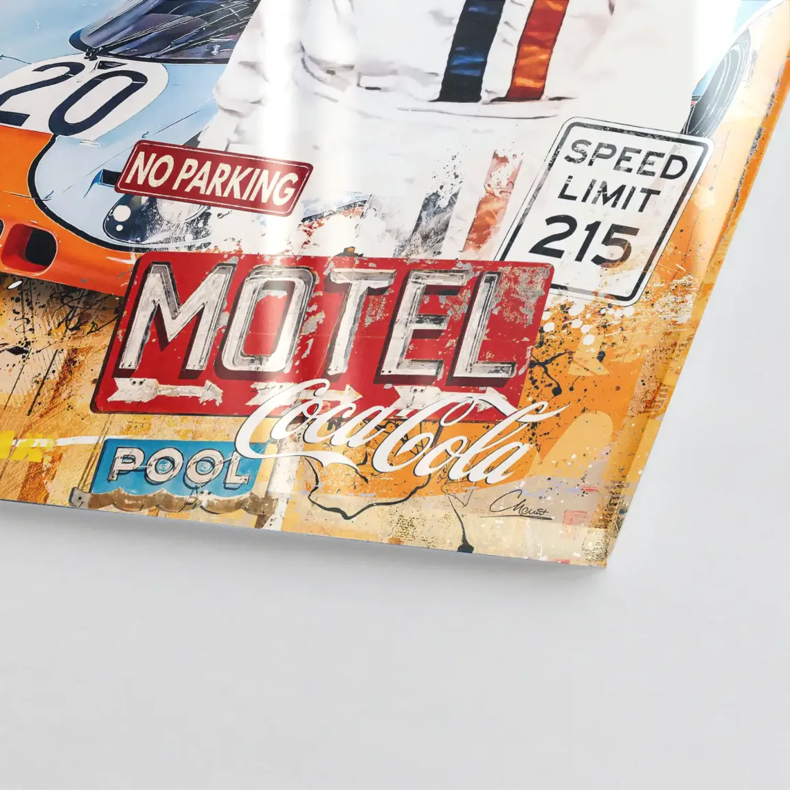 Steve McQueen Gasoline Spirit Acrylglasbild