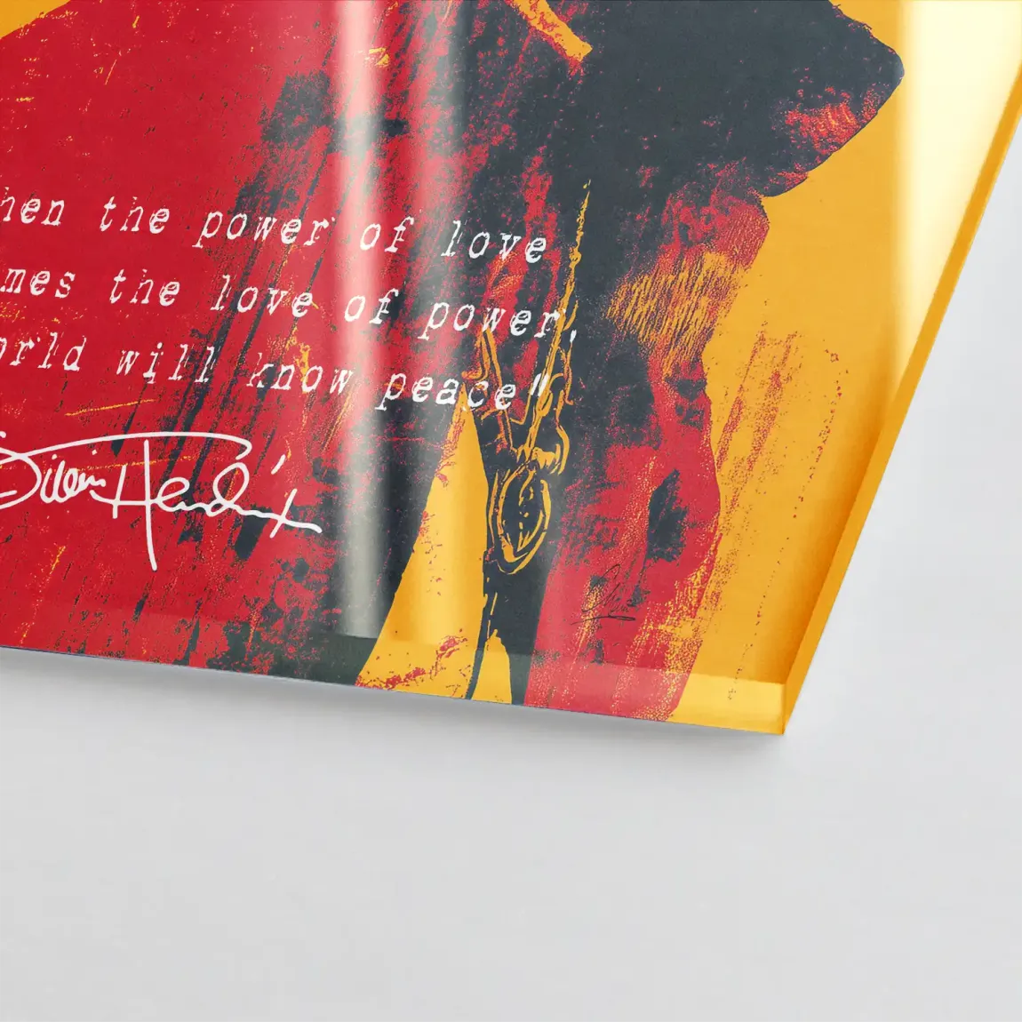 Electric Soul Hendrix Acrylglasbild