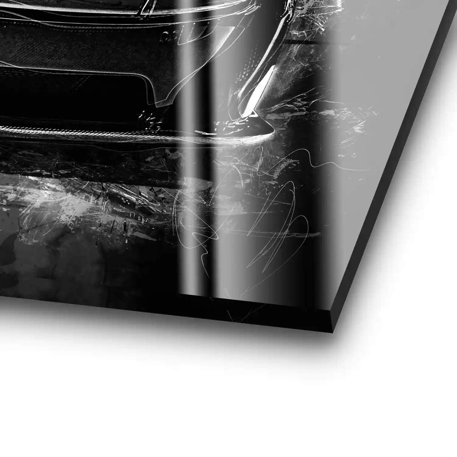 McLaren Abstrakt Black Acrylglas Bild INGALERIE