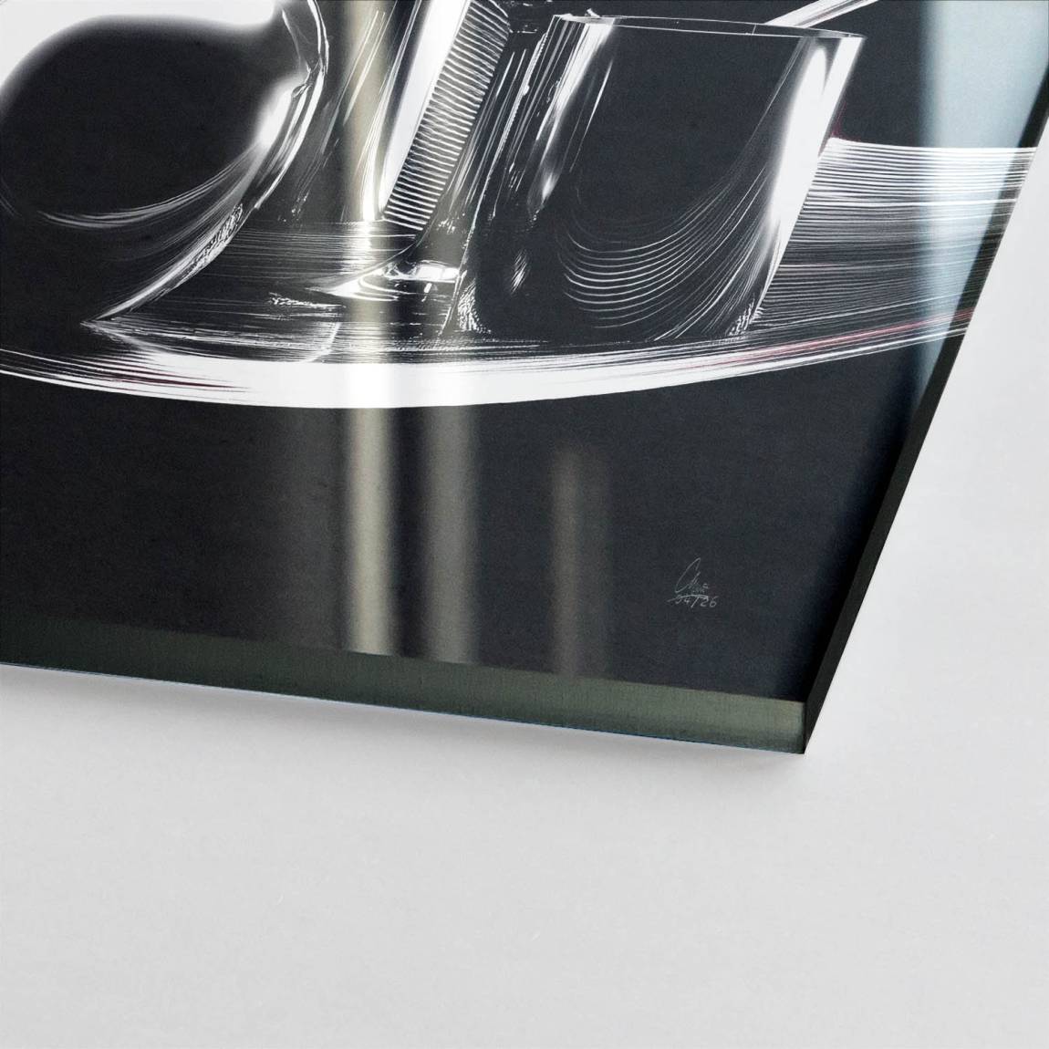 Wein Noir Acrylglasbild