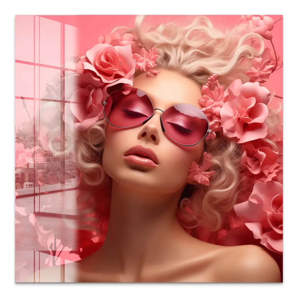 Pink Mirage Acrylglas Bild