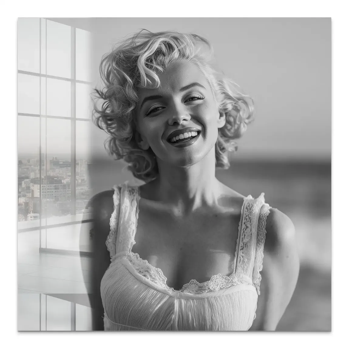 Marilyn Monroe Summer Beach Acrylglas Bild