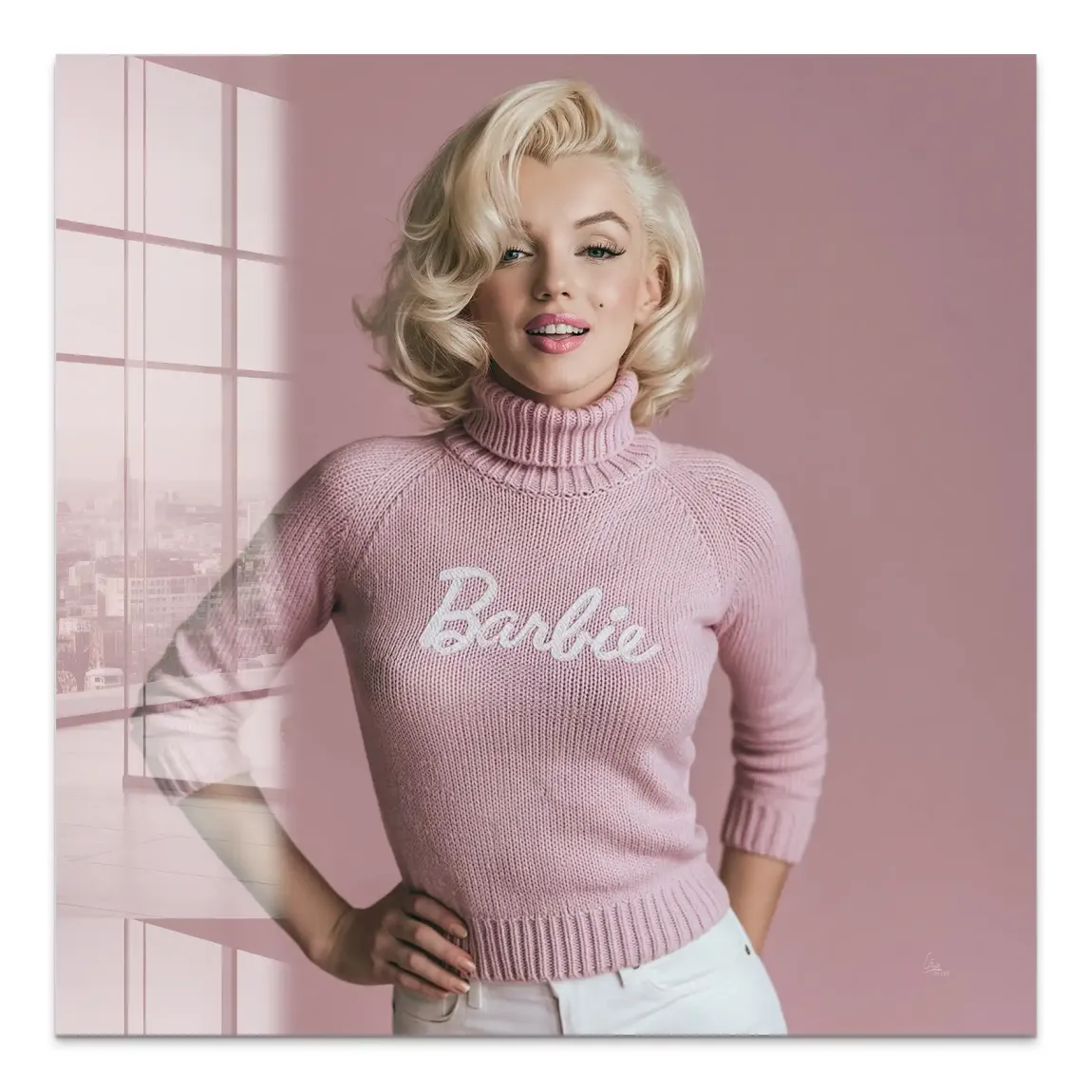 Marilyn Monroe Barbie Acrylglasbild