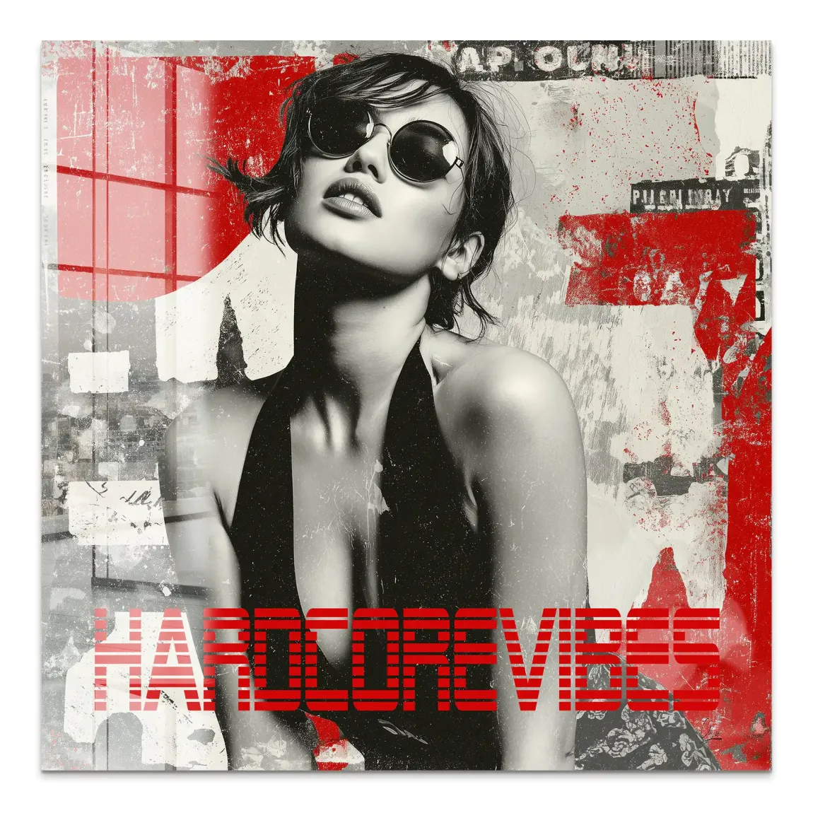 Hardcore Vibes Acrylglas Bild