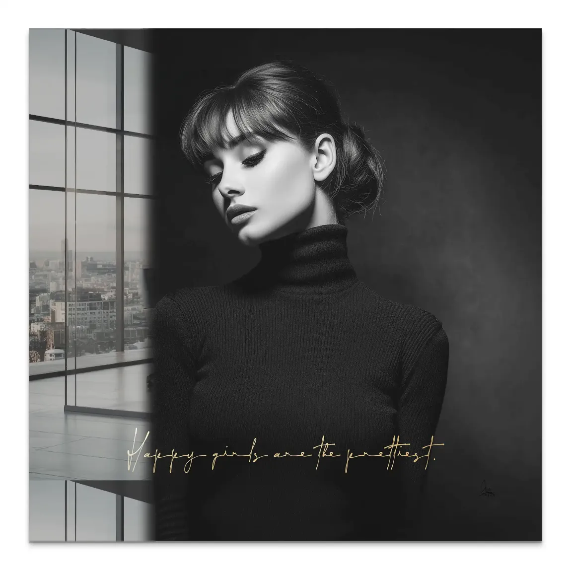 Audrey Hepburn Pretty Acrylglasbild