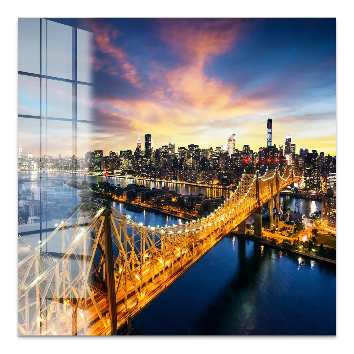 Manhattan Panorama Acrylglasbild