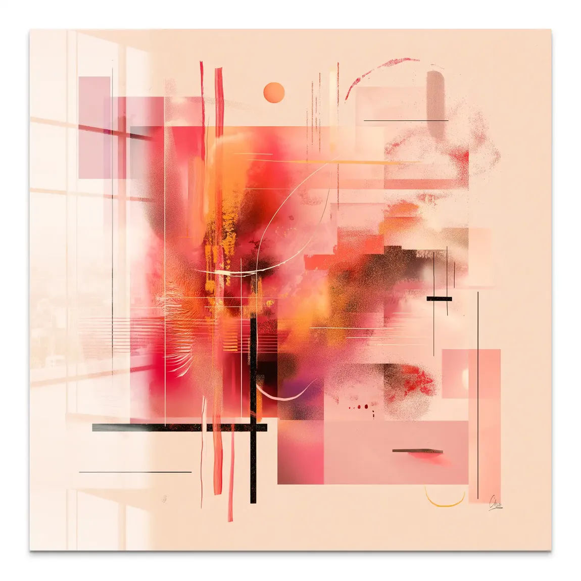 Infinite Glow Acrylglas Bild