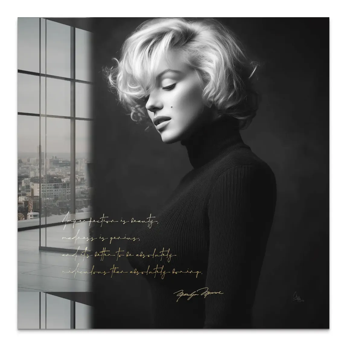 Marilyn Monroe Diva Acrylglasbild