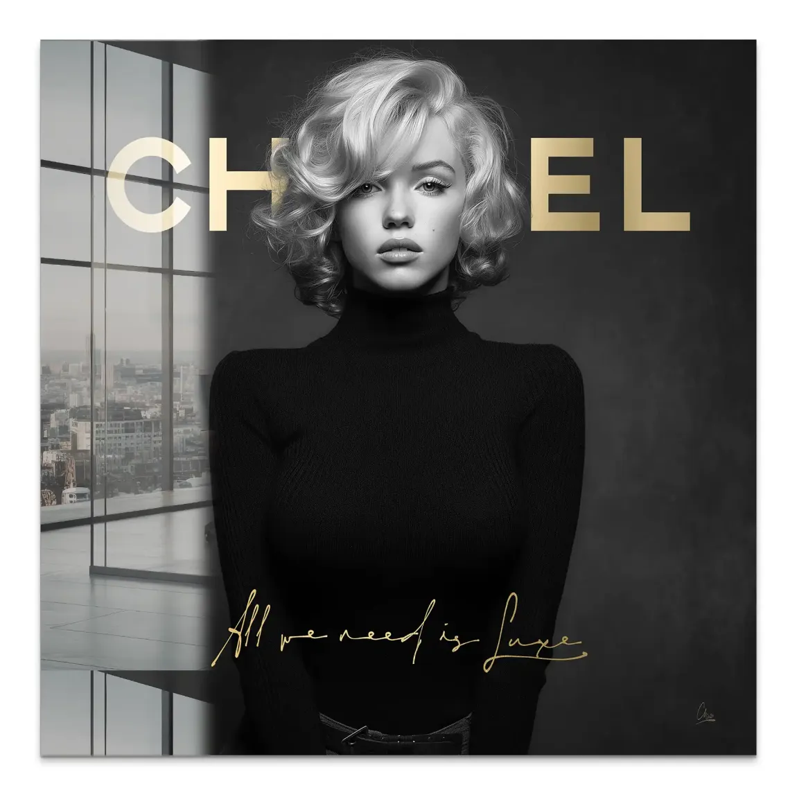 Marilyn Luxe Art Acrylglas Bild