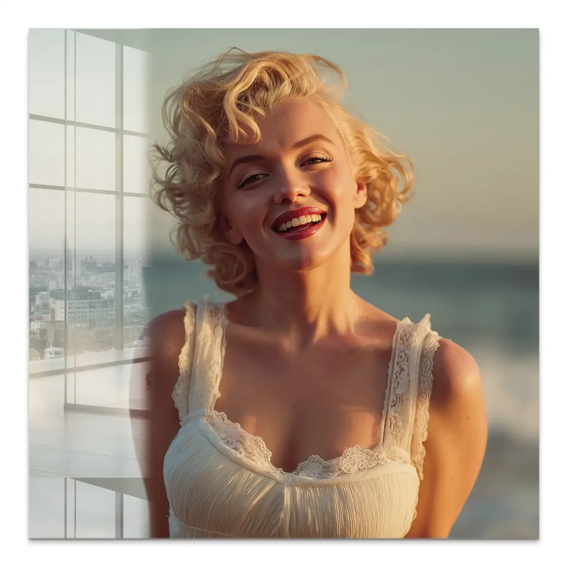 Marilyn Monroe Summer Sun Acrylglas Bild