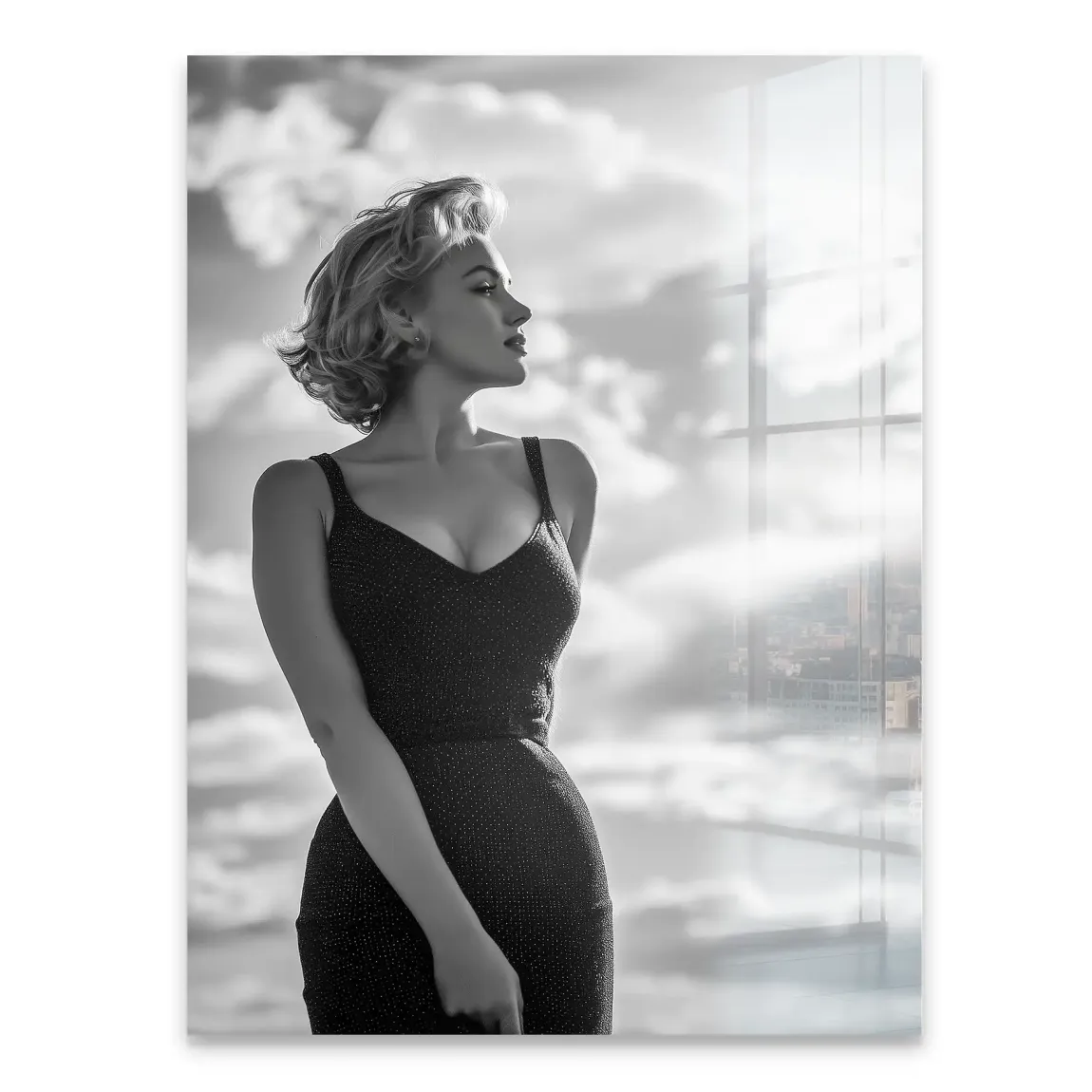 Marilyn Sunset Grace Acrylglasbild