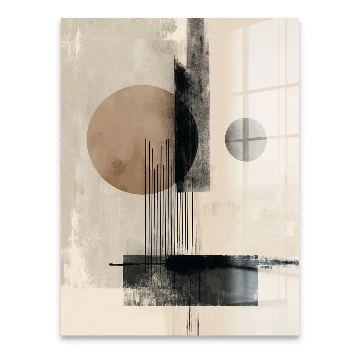 Linear Essence Abstrakt Acrylglasbild