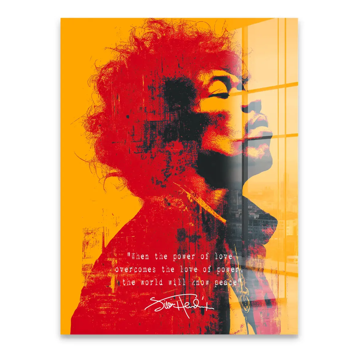 Electric Soul Hendrix Acrylglasbild