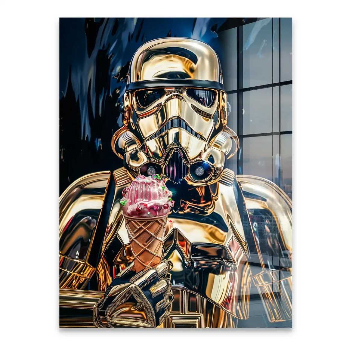 Stormtrooper Eis Acrylglasbild