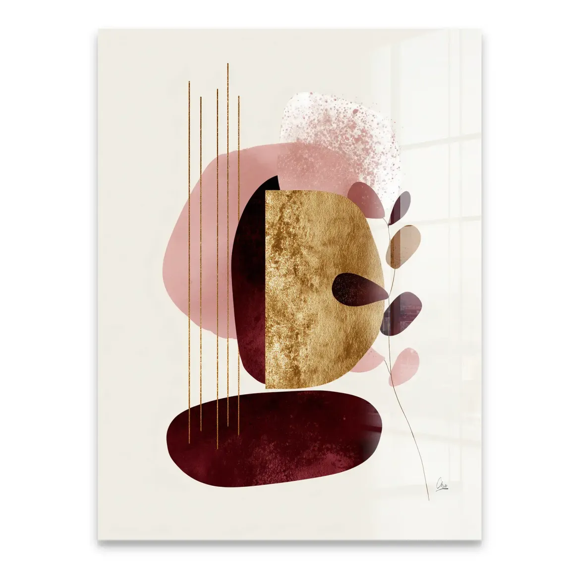 Velvet Shape Acrylglasbild