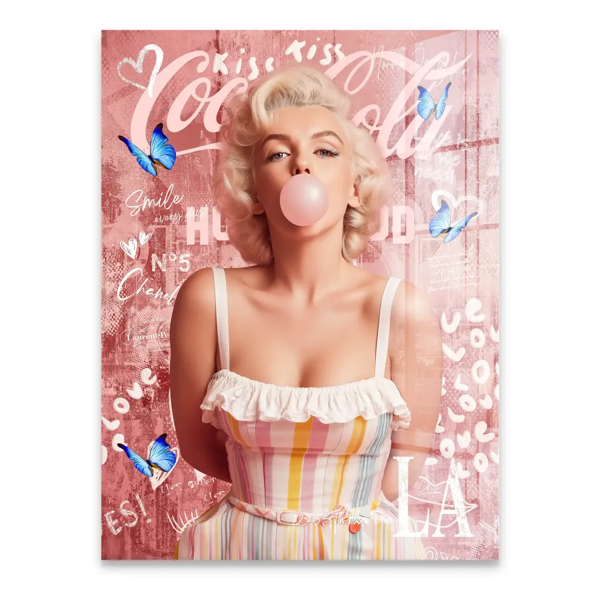 Bubble Pop Hollywood Acrylglasbild INGALERIE