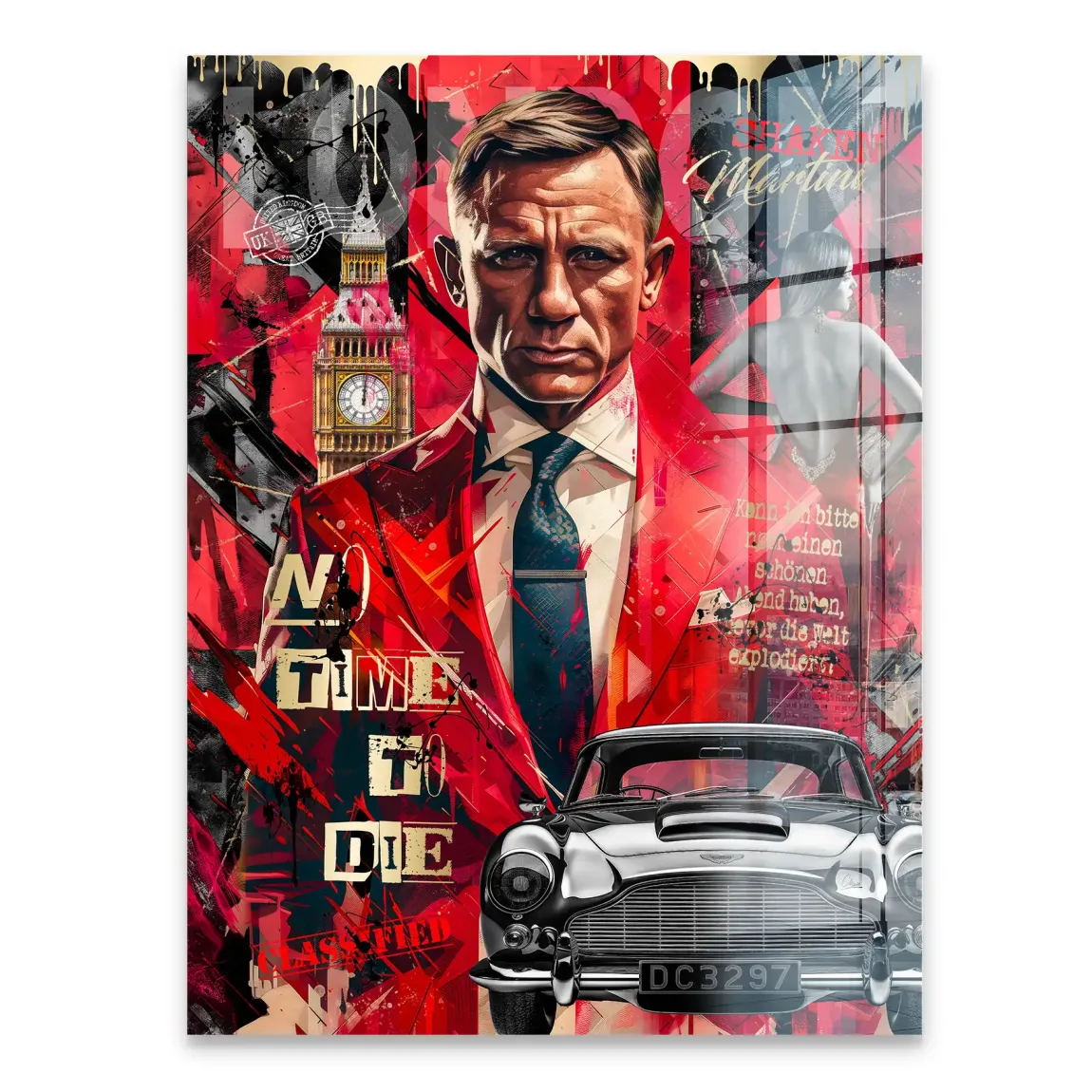 James Bond Vision London Acrylglasbild