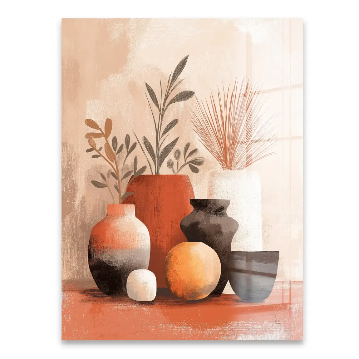 Terracotta Grace Acrylglasbild