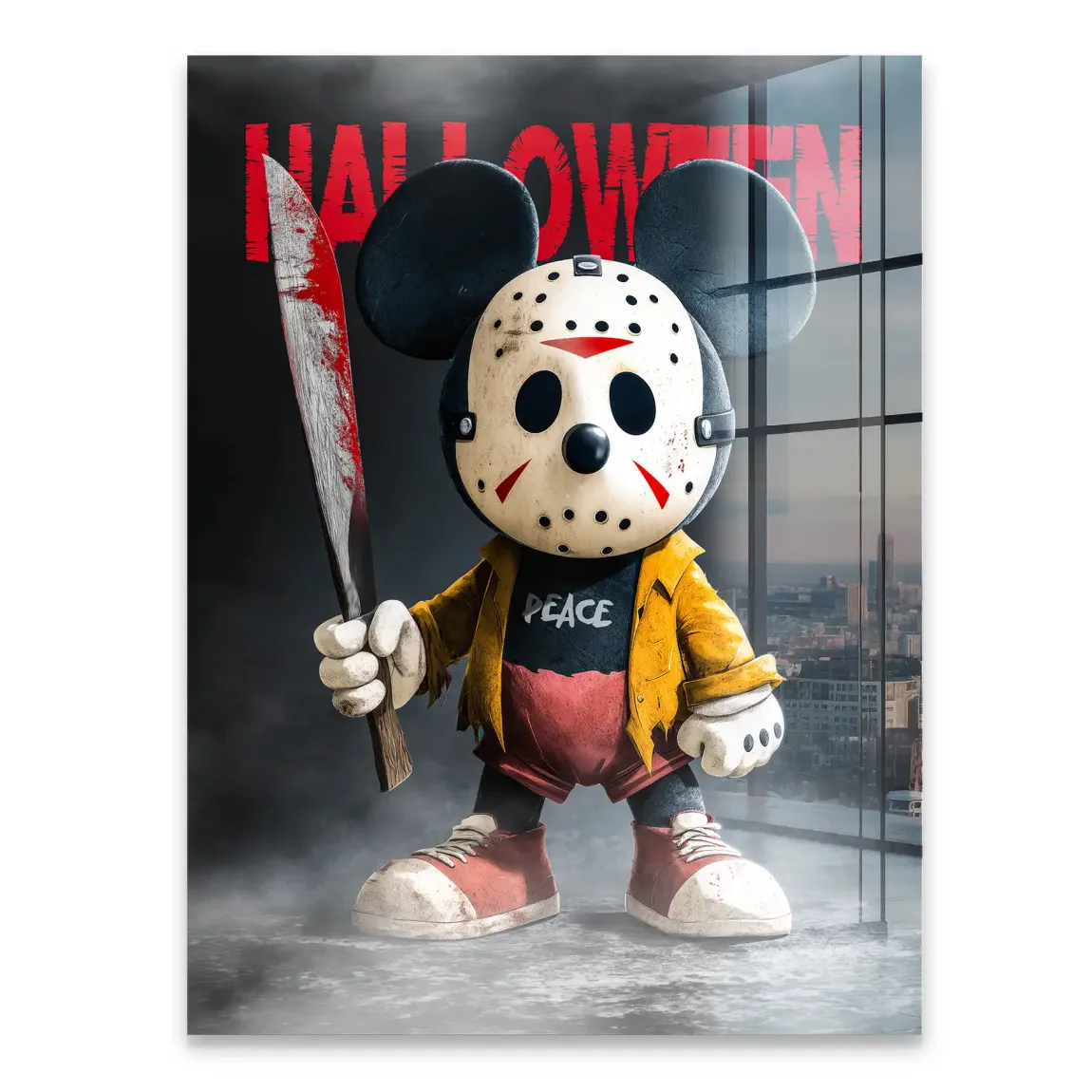 Midnight Micky Mouse Acrylglasbild