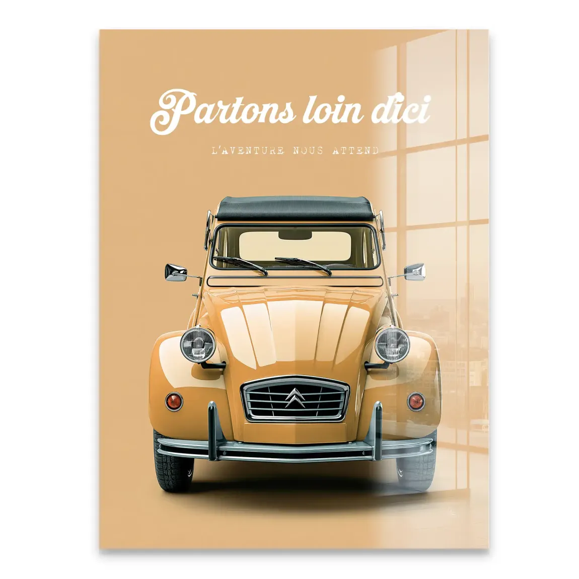 Citroen 2CV Voyage Acrylglasbild