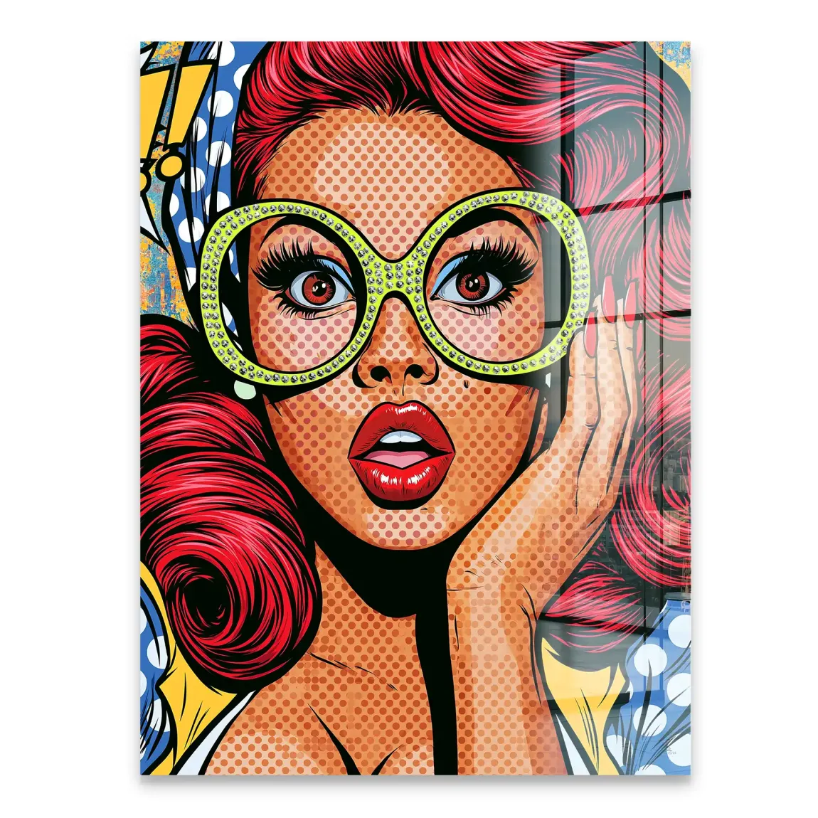 Pop Art Diva Acrylglasbild