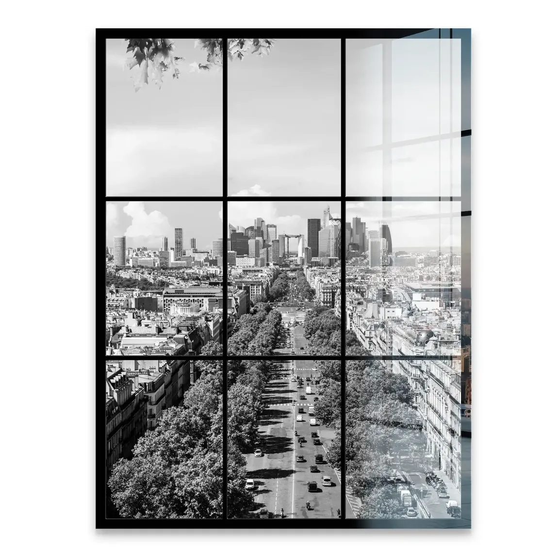 Skyline Avenue Paris Acrylglasbild