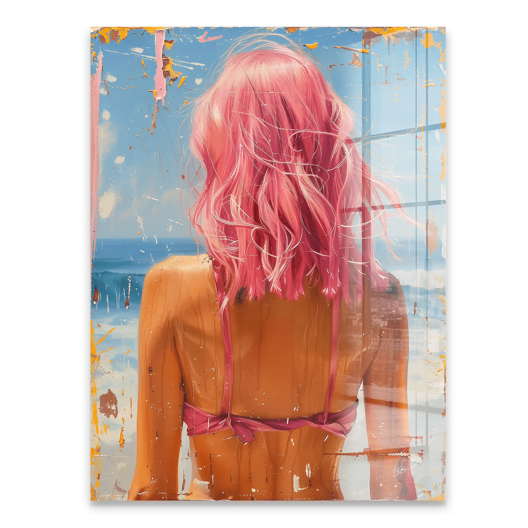 Beach Girl Nr.6 Acrylglas Bild INGALERIE