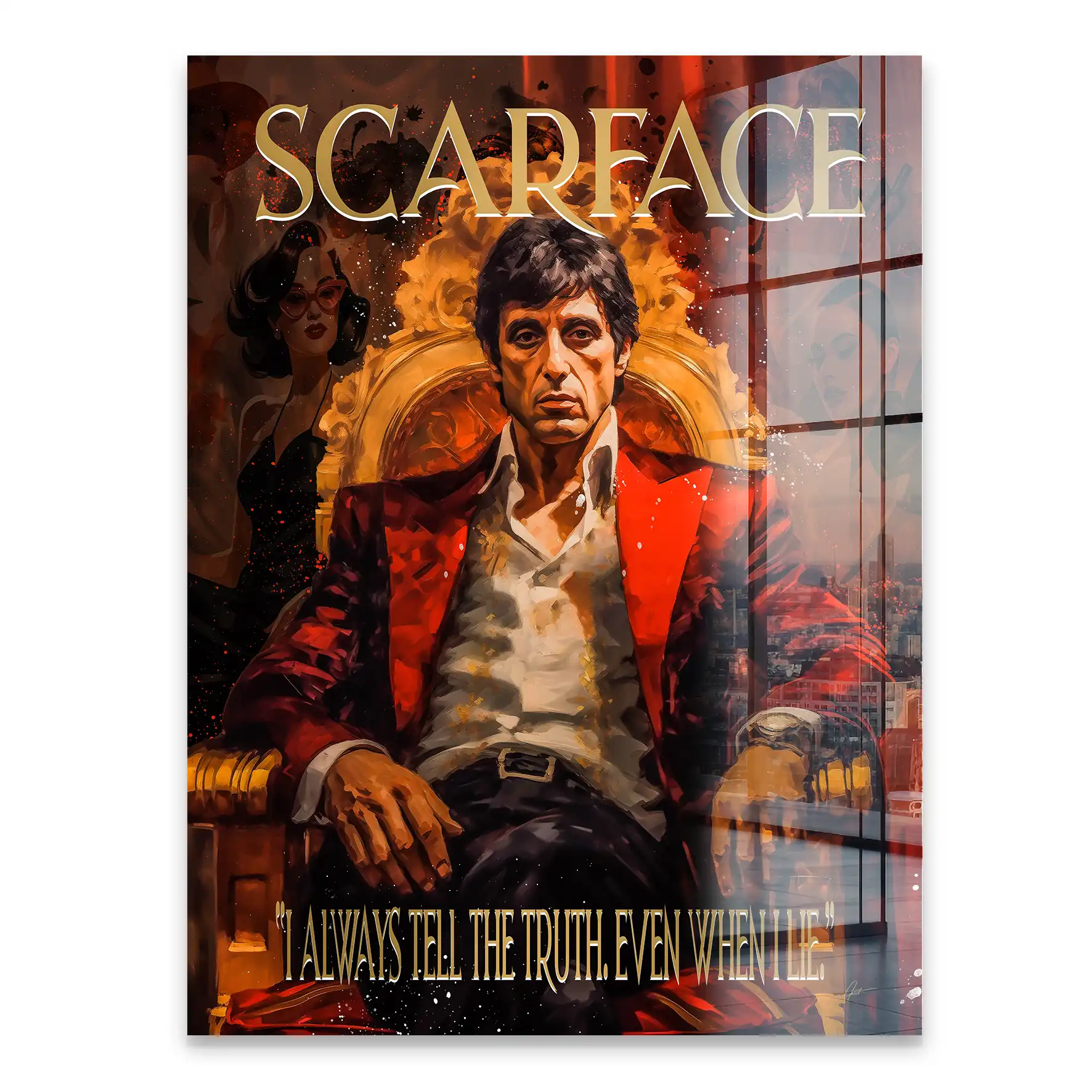 Scarface Acrylglas Bild INGALERIE