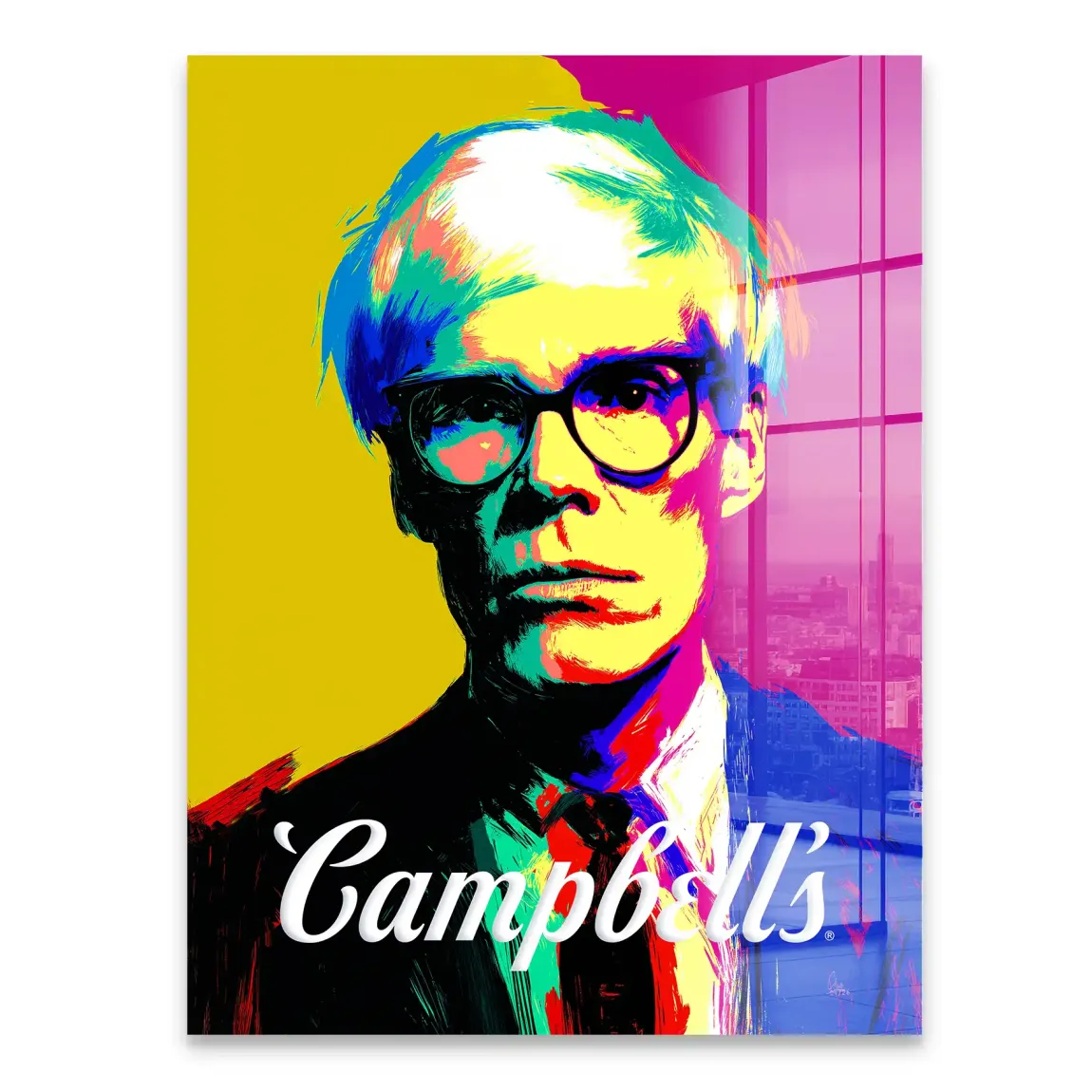 Campbell Popart Acrylglasbild