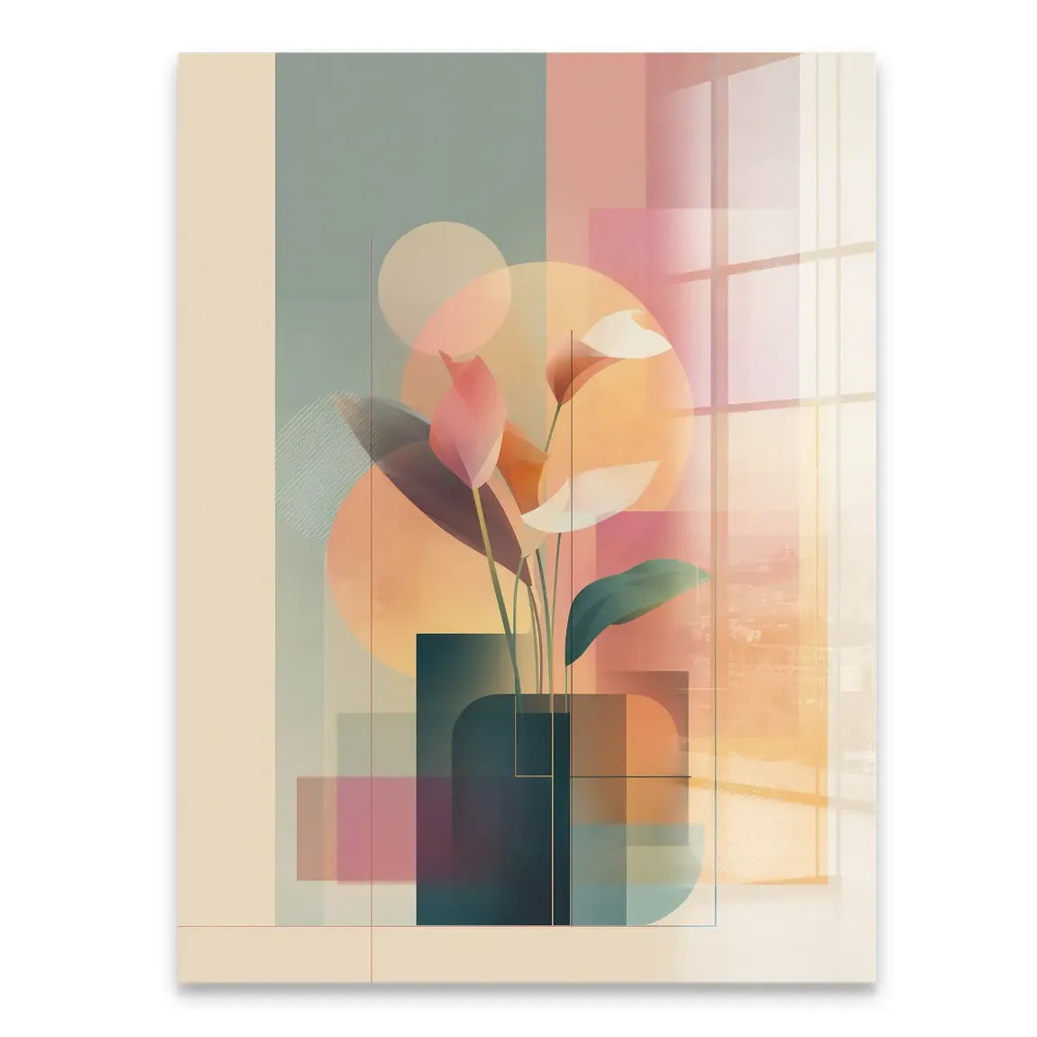 Light Garden Abstrakt Acrylglasbild