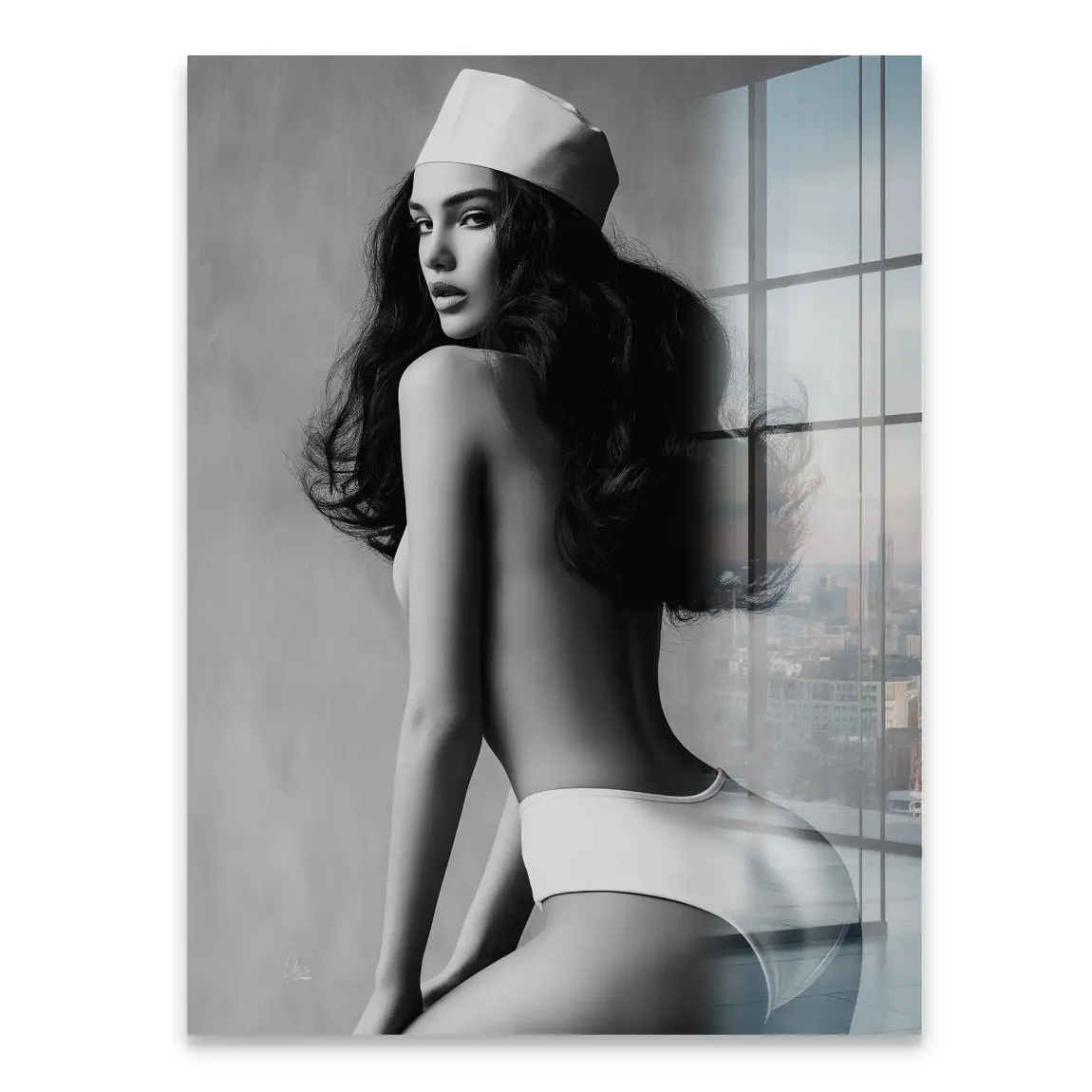 Noir Beauty Style Acrylglasbild