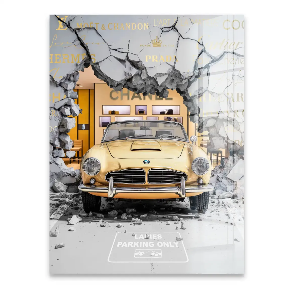 Luxury Shopping Acrylglasbild