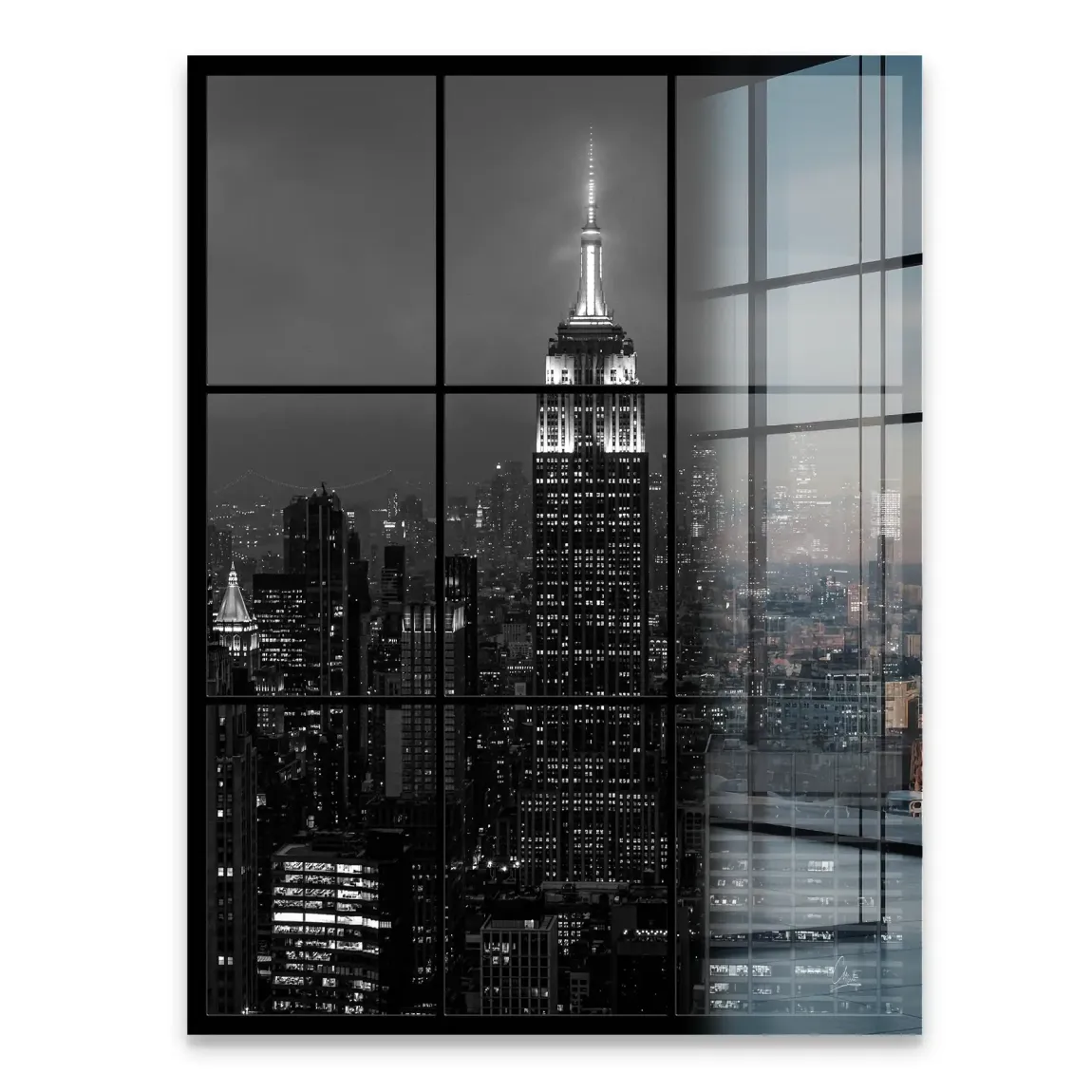 Midnight Crown New York Acrylglasbild