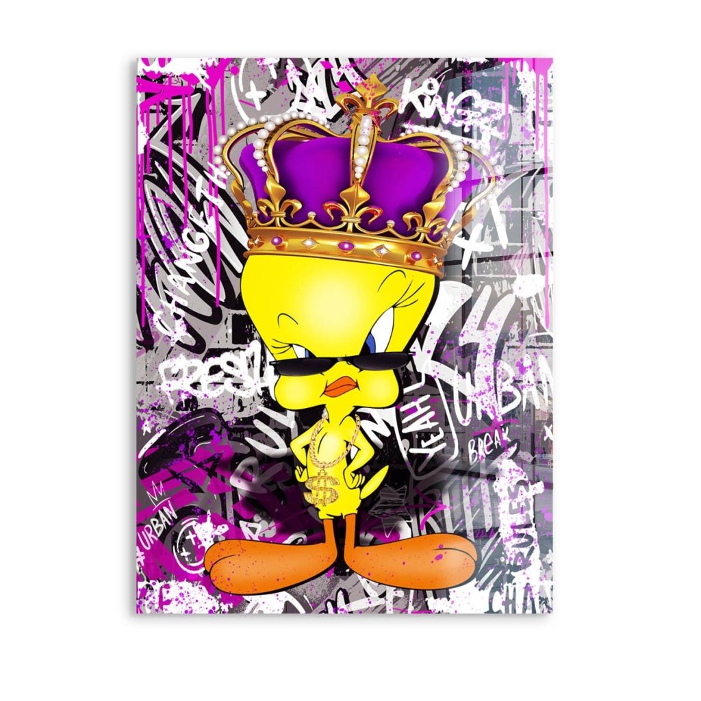 Pop Art Tweety King Acrylglas Bild INGALERIE