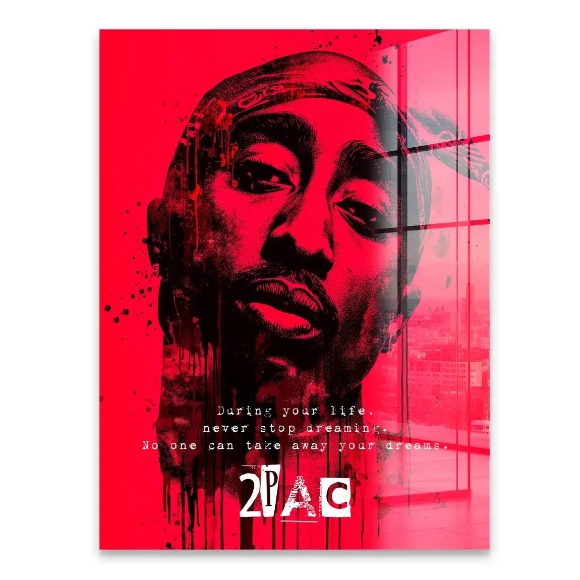 Red Legend Acrylglasbild