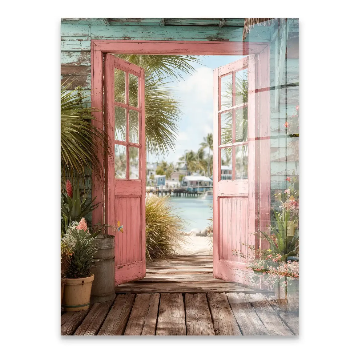 Coastal Escape Acrylglasbild - INGALERIE | Dein Onlineshop für moderne Wandbilder