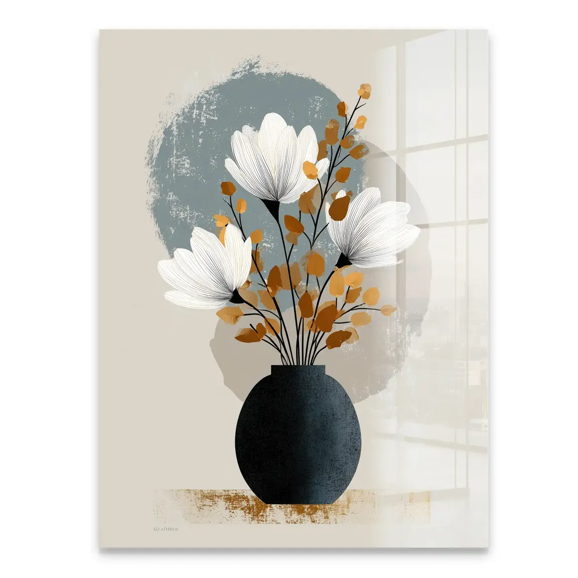 Pure Natur Abstrakt Acrylglasbild