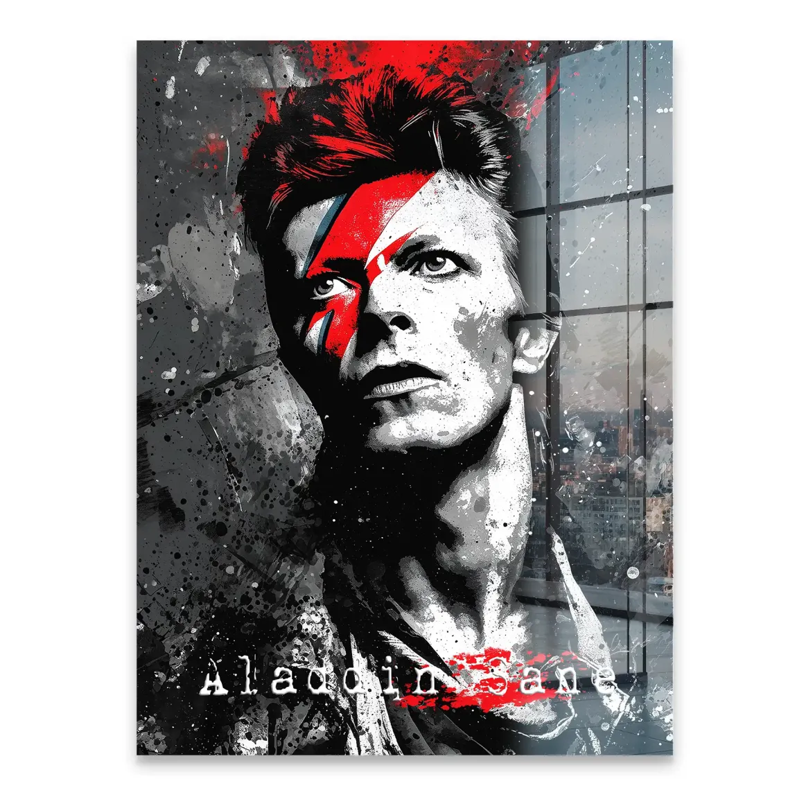 David Bowie Starlight Acrylglasbild