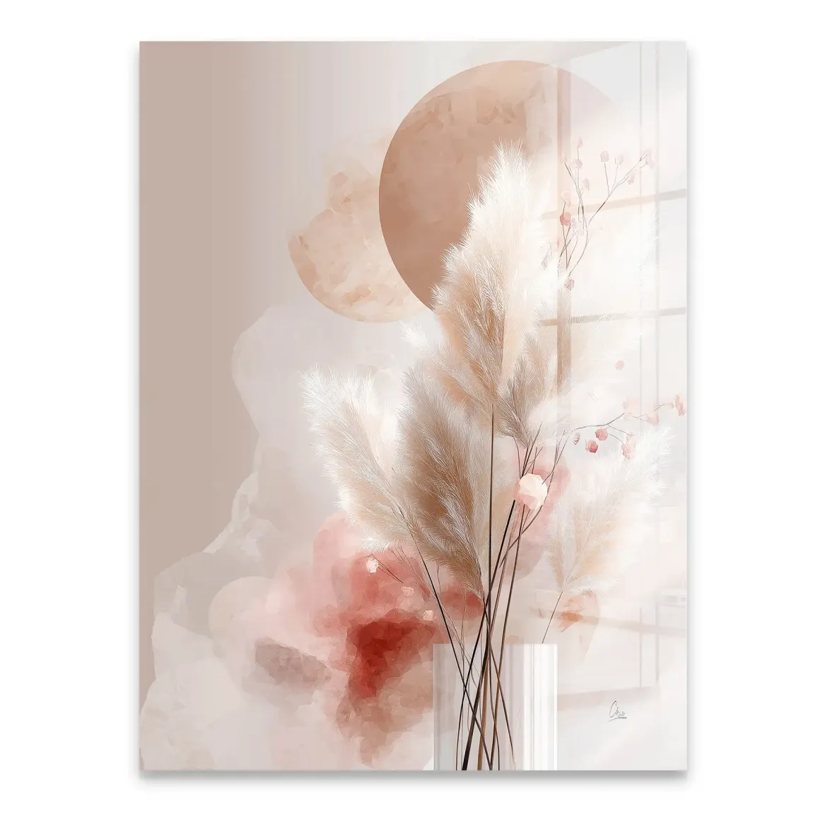 Amber Fields Acrylglasbild