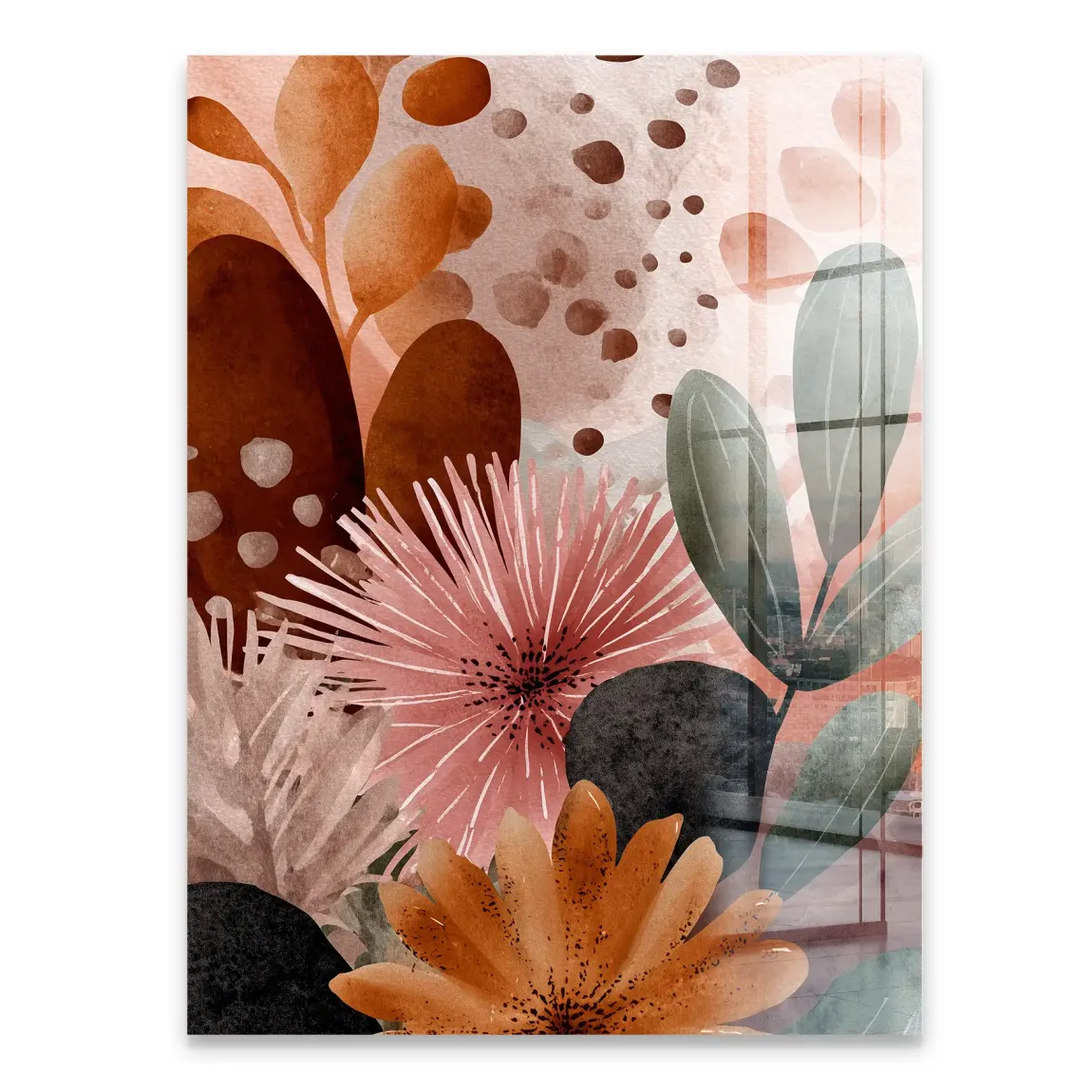 Terracotta Harmony Acrylglasbild