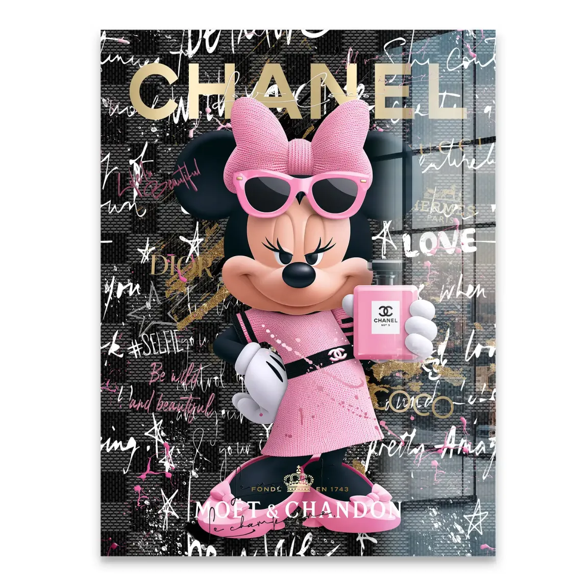 Minnie Couture Acrylglasbild