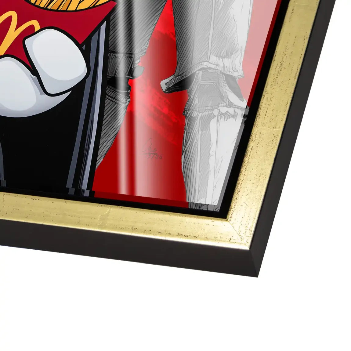 Micky Maus Vader Acrylglasbild