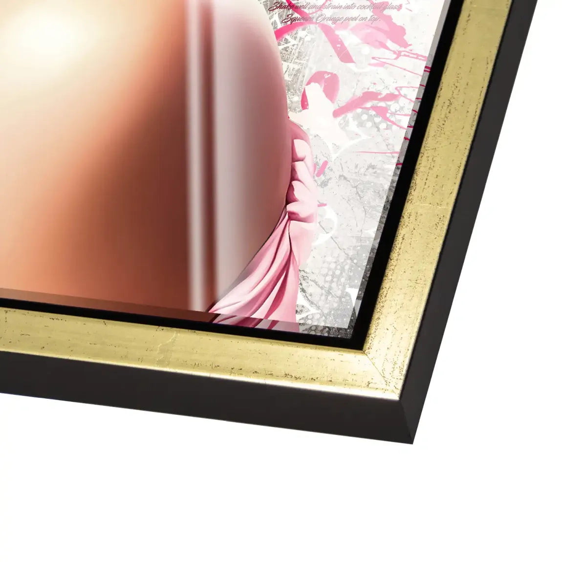 Marilyn Glam in Pink Acrylglas Bild INGALERIE