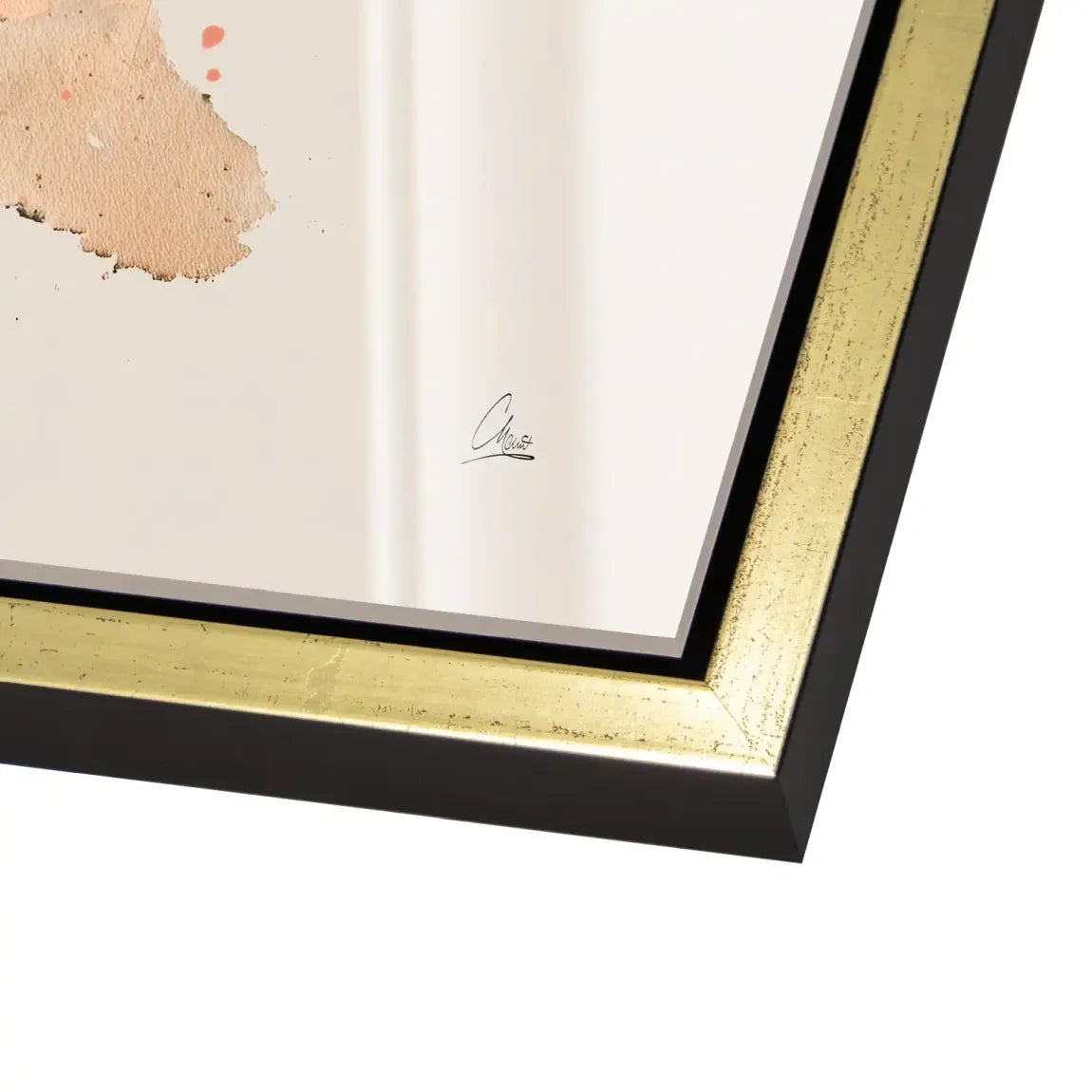 Amber Flow Acrylglas Bild