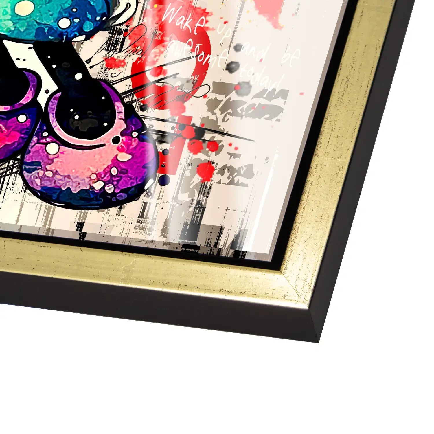 Micky Minnie Love Retro Acrylglas Bild INGALERIE