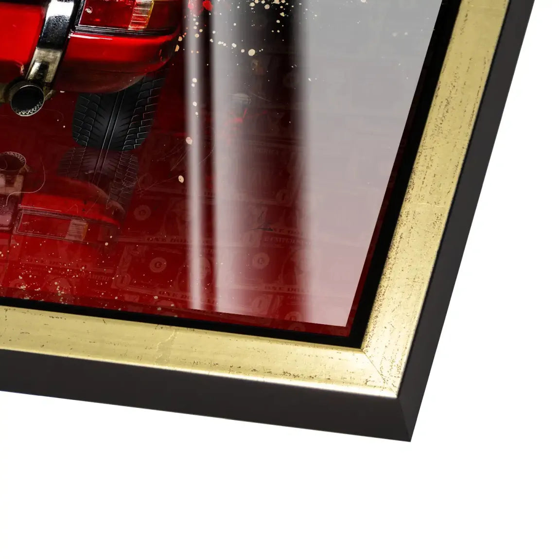 Red Elegance Porsche 911 Acrylglas Bild - INGALERIE | Dein Onlineshop für moderne Wandbilder
