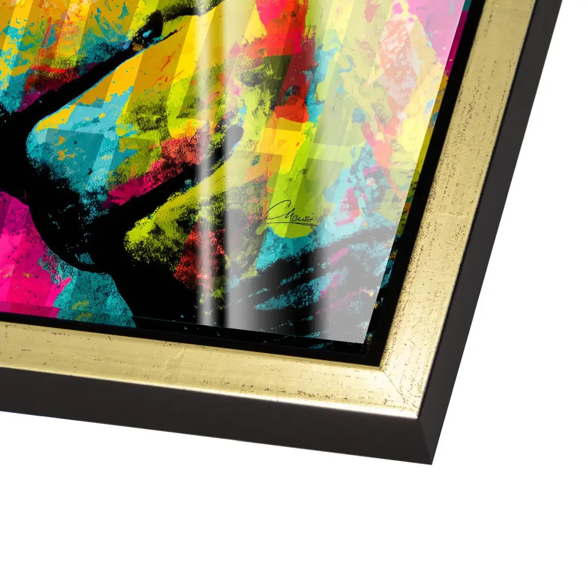 Muhammad Ali The Greatest in Color Acrylglas Bild INGALERIE