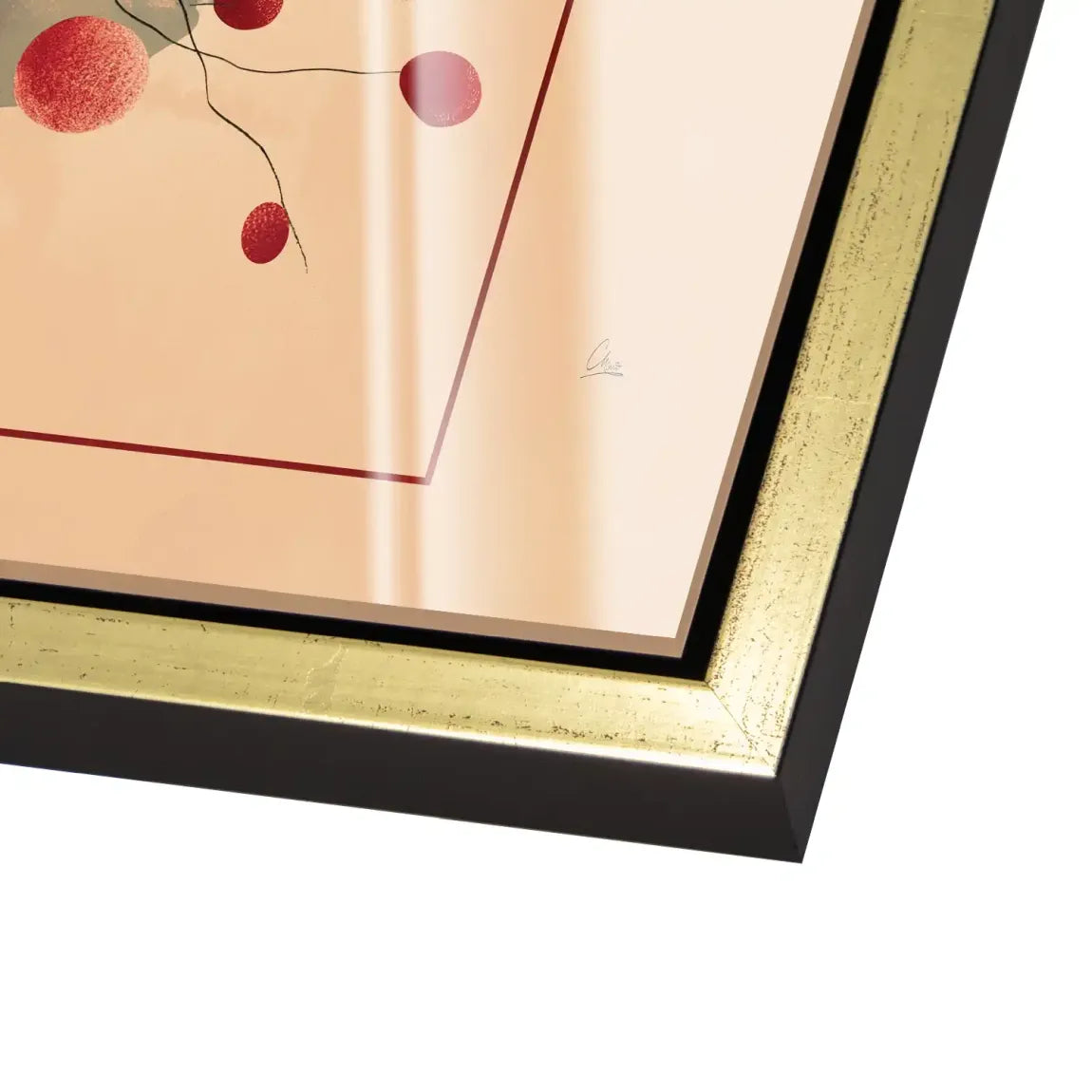 Scarlet Bloom Acrylglas Bild