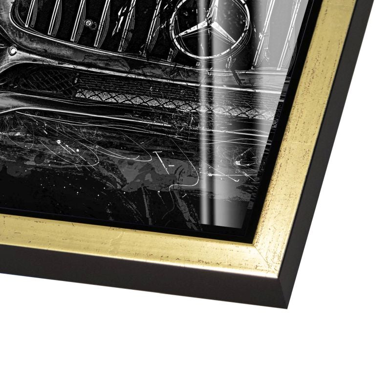 Mercedes AMG GT Black Style Acrylglas Bild INGALERIE